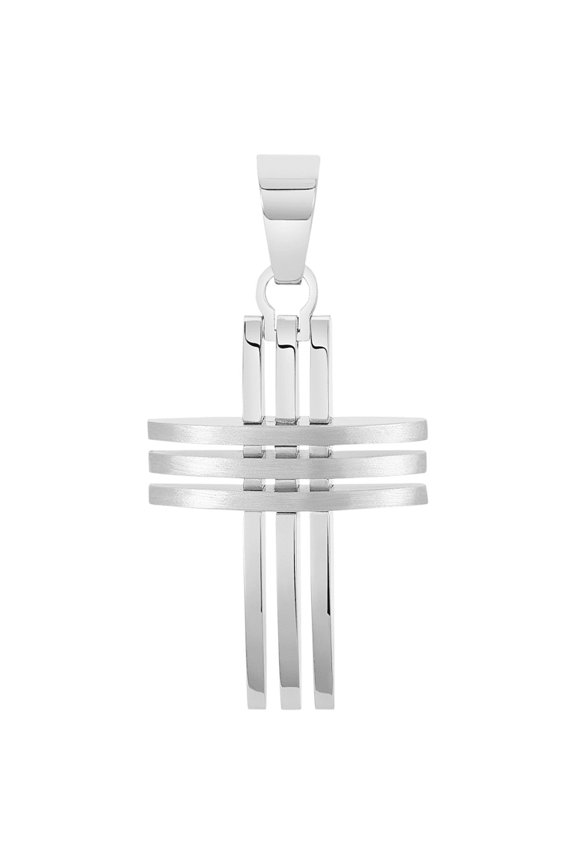 Livio Stainless Steel Cross Pendant for Men