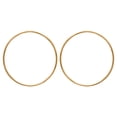 thumbnail image 1 of Mystigrey Lola 18K Gold Plated Horizontal Hoop Earrings for Women Large, 1 of 9