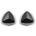 thumbnail image 1 of Mystigrey Montana .925 Sterling Silver Plated Rhodium Earrings for Women Black Agate, 1 of 7