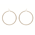 thumbnail image 1 of Mystigrey Mysti 18K Gold Plated Earrings for Women 2.75 inch or 70 mm, 1 of 3