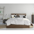 thumbnail image 1 of Mystik 3 Piece Queen Size Bedroom Set Walnut & Charcoal, 1 of 7