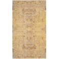 thumbnail image 1 of SAFAVIEH Mystique Gabriel Distressed Polyester Area Rug, Gold/Multi, 3' x 5', 1 of 11