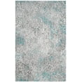 thumbnail image 1 of SAFAVIEH Mystique Graham Distressed Polyester Area Rug, Grey/Light Blue, 4' x 6', 1 of 8