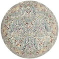 thumbnail image 1 of SAFAVIEH Mystique Jasna Distressed Polyester Area Rug, Grey/Light Blue, 6'7" x 6'7" Round, 1 of 8