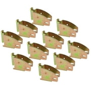 Mytee Products (10 Pack) E-Track Wood Beam End Socket Shelf Brackets w/E Track Fittings, for 2x4 & 2x6 in Truck, Trailer, Van, RV Tie-Down Systems | E-Track Accessories Cargo Storage Lumber Bracket
