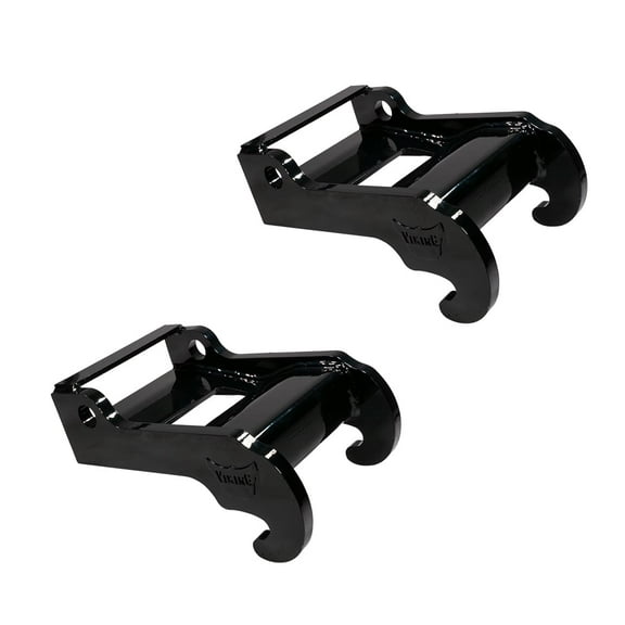 Mytee Products 2 Packs X-Change Coupler Bracket for Bobcat Quick Attachments - Mini Excavator Bucket Mount Attachment Black-Coating Steel Compatible with Bobcat E Series Models