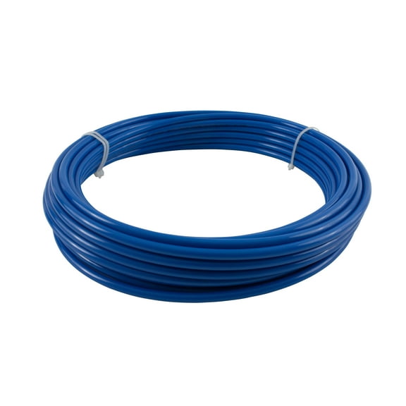 Mytee Products 3/8" OD x 50' Blue SAE J844 Nylon Air Brake Tubing DOT Approved | Pneumatic Nylon Air Line Hose for Air Brake System
