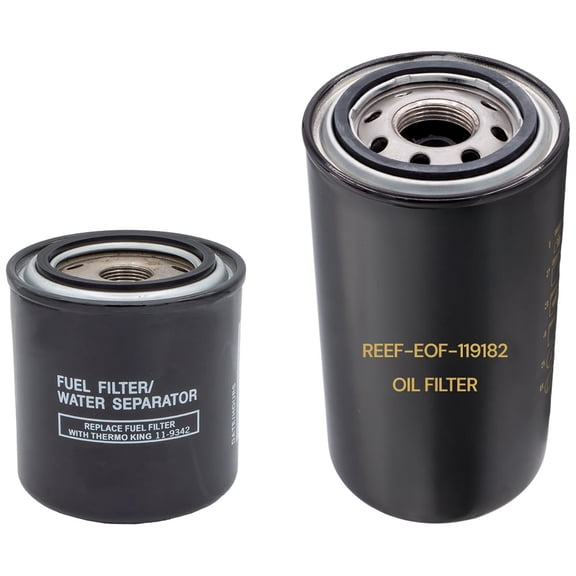 Mytee Products Fuel Filter Water Separator & Oil Filter Kit for Thermo King Reefer Units, Compatible with SLX, SLXi, SLXe, SB, SL, Replaces 11-9182, 11-9342, 119342, FS19580A, P550834, 33962