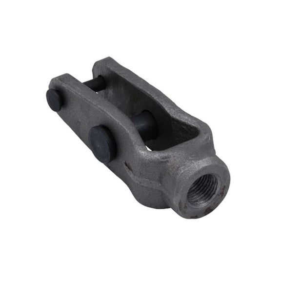 Mytee Products Slack Adjuster Double Pinned Straight Clevis Pin Kit with Pins 5/8"-18 Threaded for Air Brake Chambers Replace R810019, Freightliner A6809960540 TDA R810009