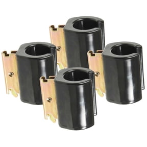 Mytee Products Tool Holder for E-Track and X-Track Systems Shovel/Tool Hanger Hook for Tools, Spades, Rakes, in Trucks, Trailers, and Warehouses with E Tracks (4 Pack)