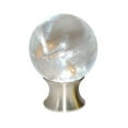 thumbnail image 1 of Myterra C35.CRQZ.32 Gemstone Hardware Cabinet Knob - Polished Stainless Steel, 1 of 1