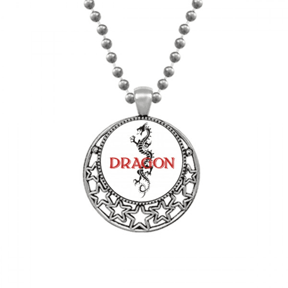 Myth Dragon Eastern Western Animals Necklaces Pendant Retro Moon Stars Jewelry
