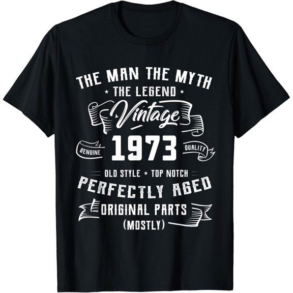 Myth Legend 1973 49Th Birthday Tee For 49 Years Old T-Shirt