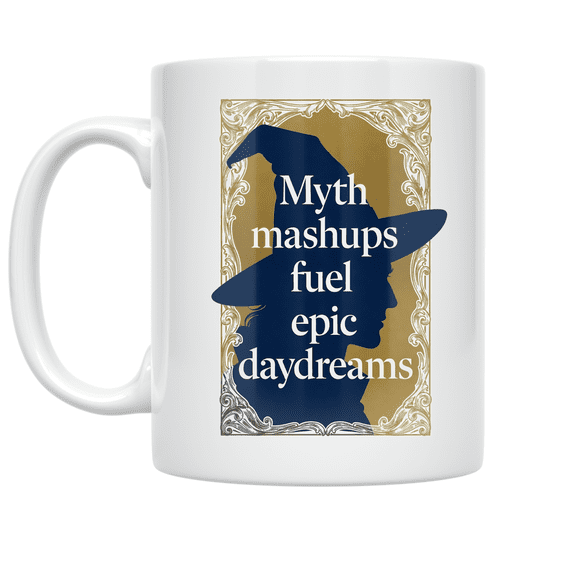 Myth Mashups Fuel Epic Daydreams - Folklore Enthusiast - 11 oz Ceramic Coffee Mug