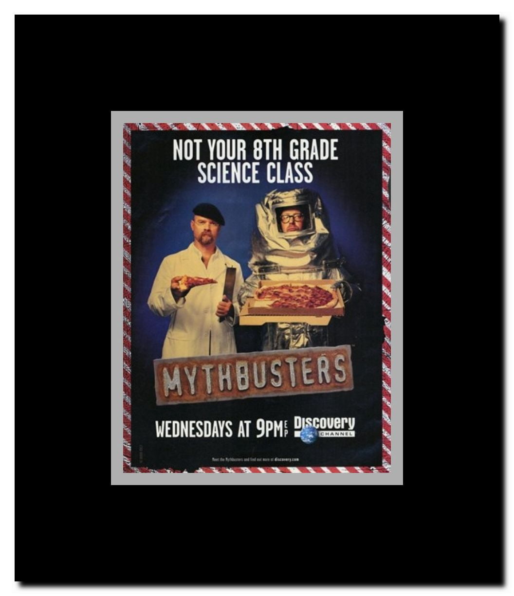 MythBusters Framed Movie Poster