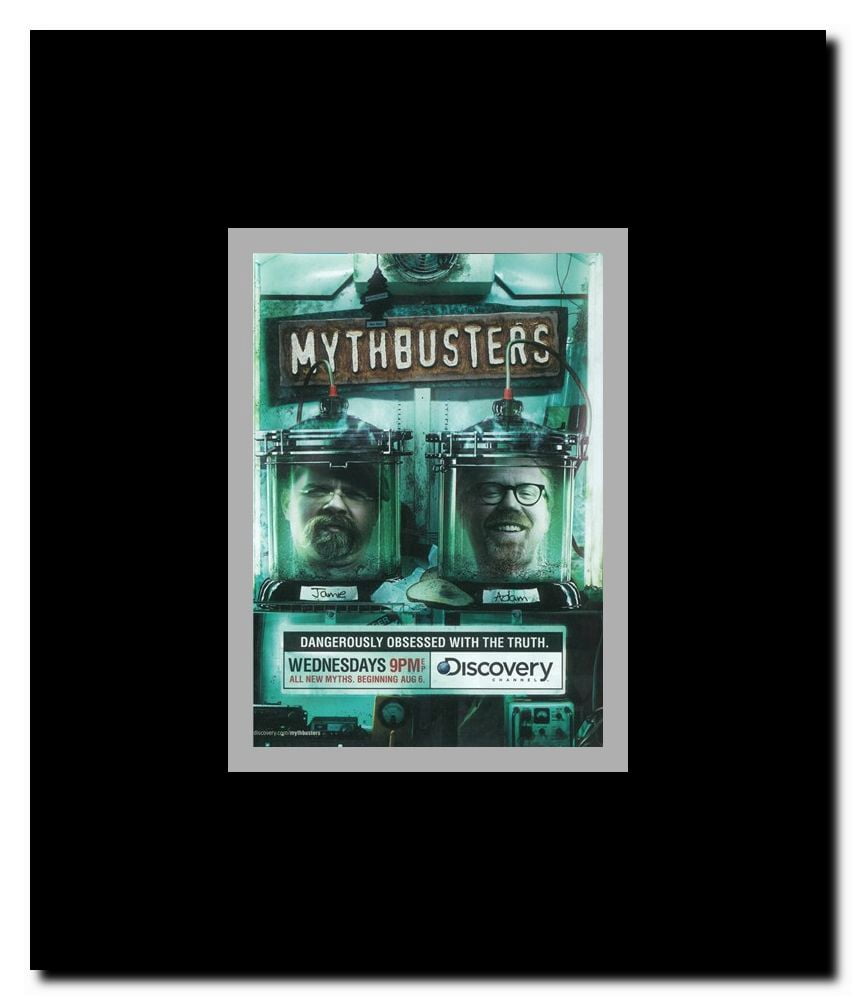 MythBusters Framed Movie Poster