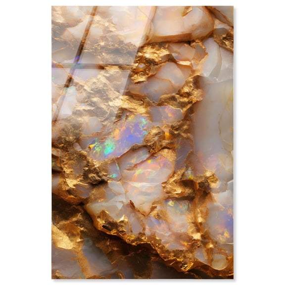 Mythic Gleam Acrylic Geode Wall Decor by Art Remedy, Ready to Hang, 10 x 15