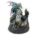 thumbnail image 1 of Mythical 5" Blue Western Dragon Crystal Color Change Nightstand Desk Light Halloween Mrdieval Magical Party Home Decor Gifts, 1 of 4