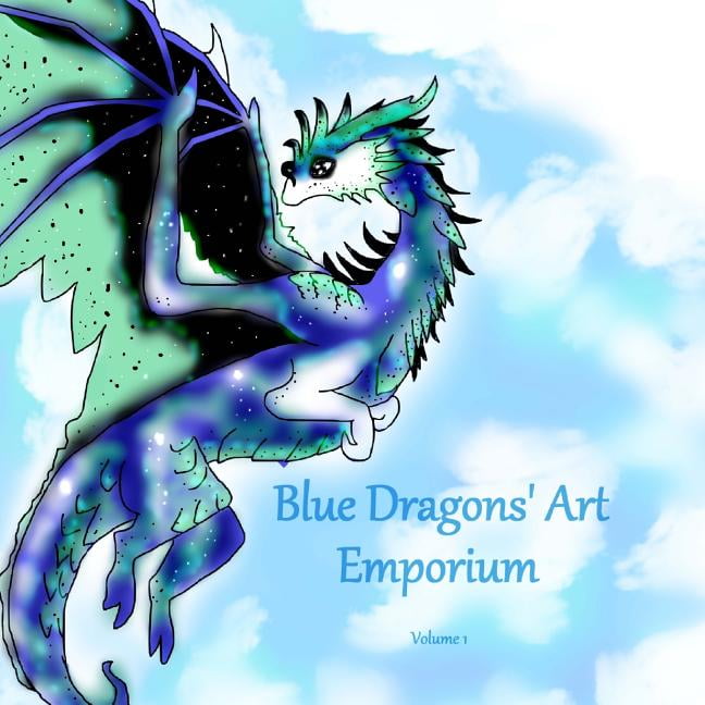 Mythical Art: Blue Dragons Art Emporium Book Vol. 1 (Paperback)