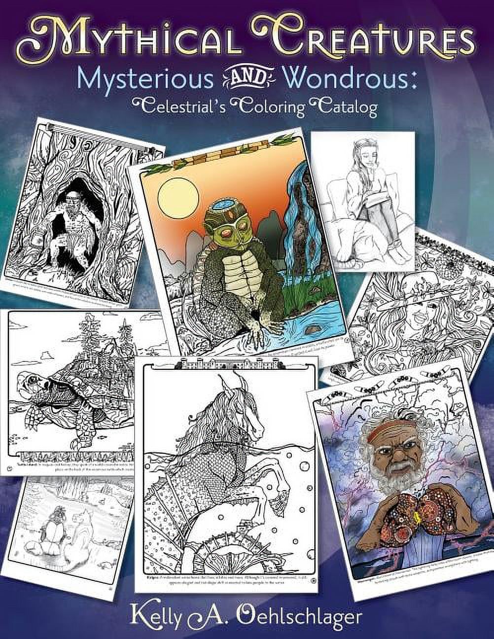 Mythical Creatures Mysterious and Wondrous Celestrial's Coloring