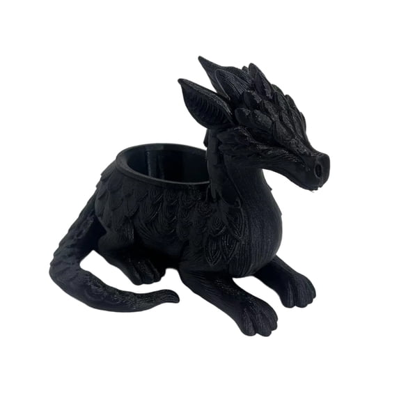 Mythical Dragon Flower Pot, 3D Printed Succulent Planter for Home Office Decor, Small Plant Container for Cactus Desk Accessories Gift for Fantasy Lovers
