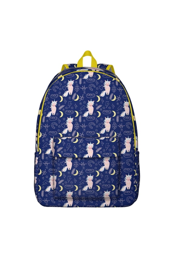 Mythical Horse Cute Unicorn Travel Backpack – Large Capacity Anti-theft Business Travel Backpack for Women, Students, and Teenagers, Perfect for Daily Use and Short-Term Travel