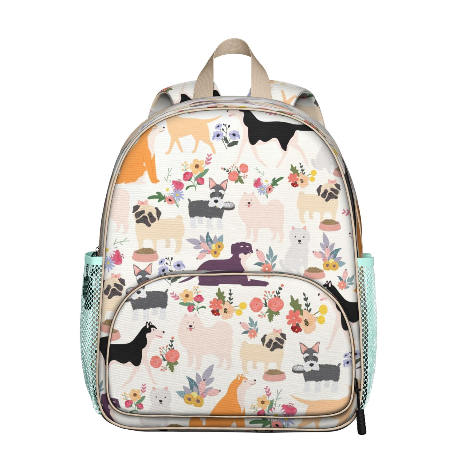 Mythical Horse Pattern Adjustable Backpack - Durable, Spine-Friendly for Students