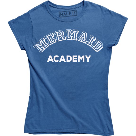 Mythical Mermaid Academy Slogan Fantasy Cute Magic School Fashion T-Shirt