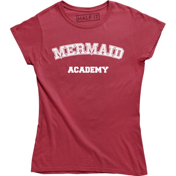 Mythical Mermaid Academy Slogan Fantasy Cute Magic School Fashion Womens T-Shirt