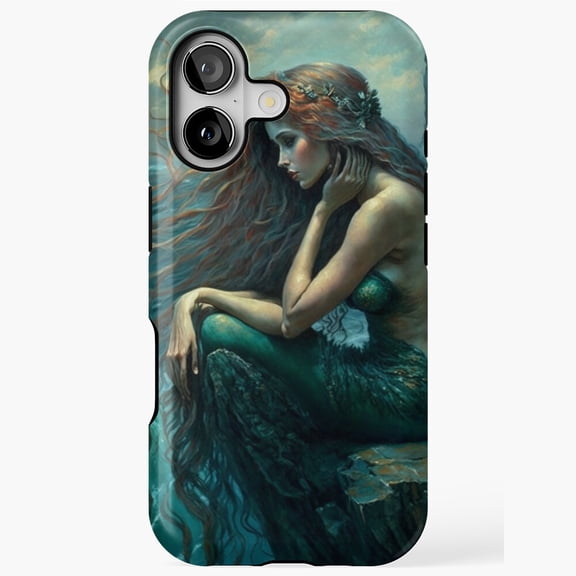 Mythical Mermaid Creatures Ocean Realm Case with iPhone 17 to 11 Pro Max