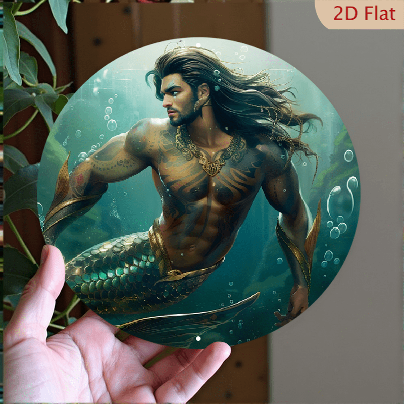 Mythical Merman Underwater Wall Art Decor, 8