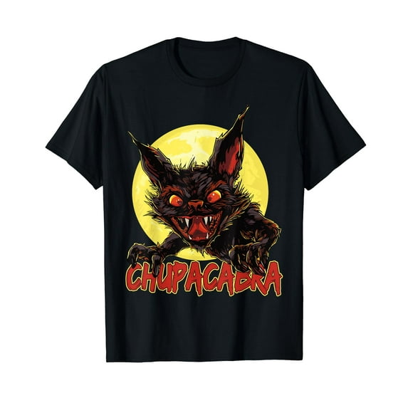 Mythical Monster - cryptid monster Chupacabra Black T-Shirt