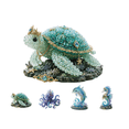 thumbnail image 1 of Mythical Ocean Animal DIY Bead Kit, Underwater Creature Craft Set, 3D Beaded Animal Making Kit for Relaxation and Creative Hands-On Fun (Turtle), 1 of 10