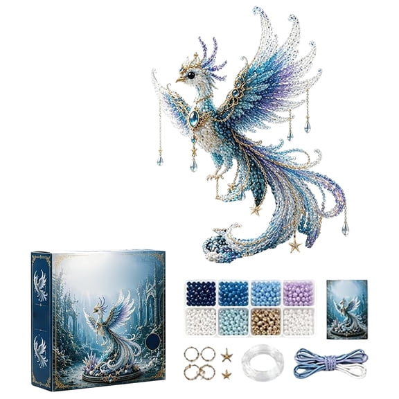 Mythical Ocean DIY Bead Kit Collectible Series, 3D Beaded Animal Making Kit, Underwater Creature Craft for Beginners
