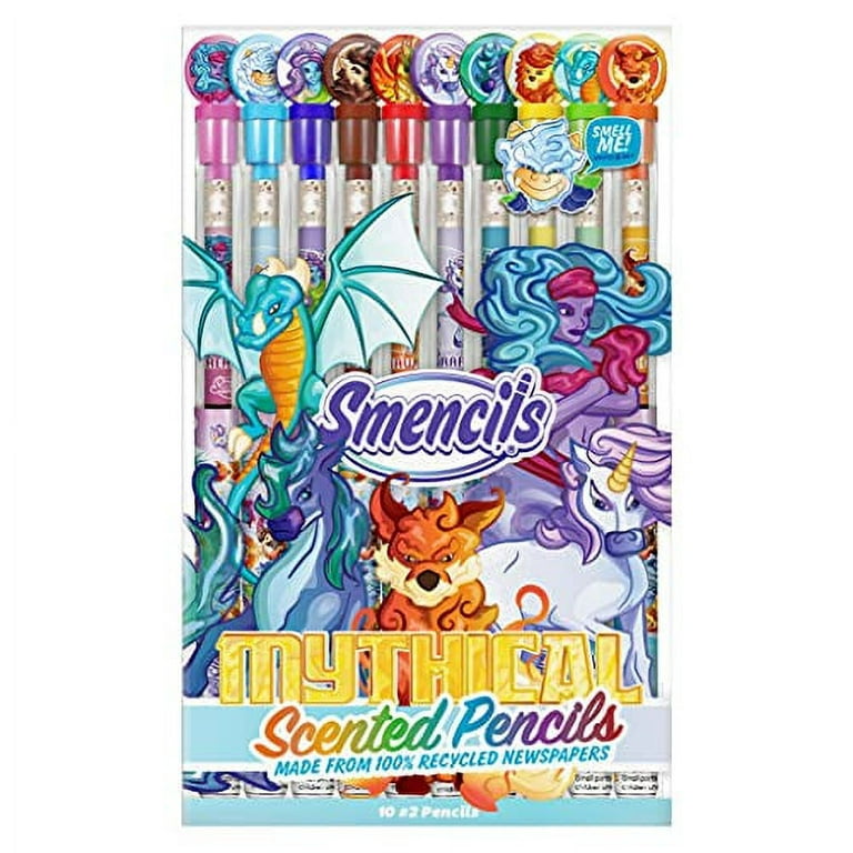 Scentco Mythical Smencils - Limited Edition - Gourmet Scented Pencils  (Graphite HB #2) with new Black Finish and