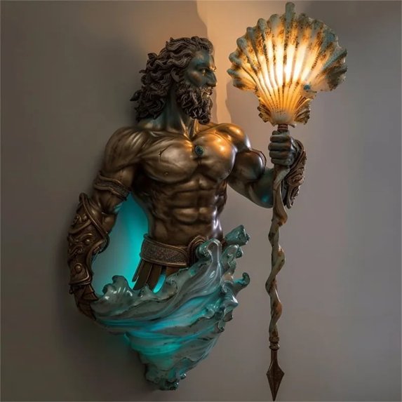 Mythical Wall Lamp, Elegant Decorative Light Fixture for Living Room Bedroom and Hallway, Home Decor Wall Lighting with Warm Ambiance for Stylish Interior Decoration and Gift