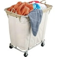 thumbnail image 1 of Mythinglogic Extra Large Laundry Hamper with Wheels, 320L Capacity, Steel Frame, Waterproof Oxford Cloth, 1 of 7