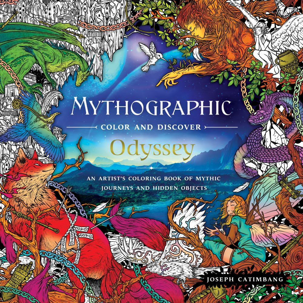 Mythographic Color and Discover: Odyssey, An Artist?????????????s Coloring ...