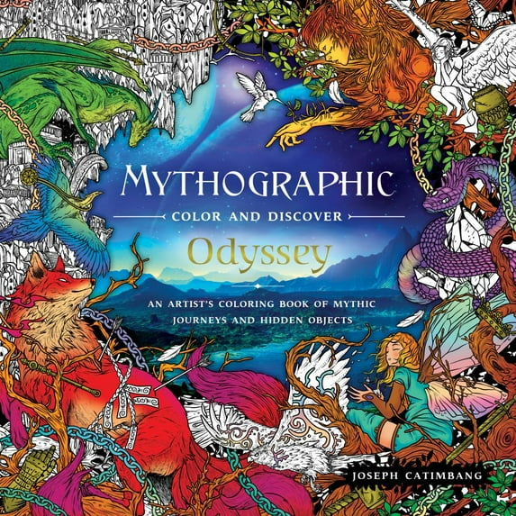 Mythographic Color and Discover: Odyssey, An Artist√¢¬Ä¬ôs Coloring Book of Mythic Journeys (Paperback)