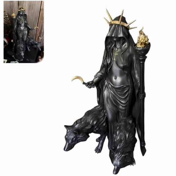 CNV Halloween Mythological Hecate Goddess Synthetic Resin Figurine & Knick-Knack