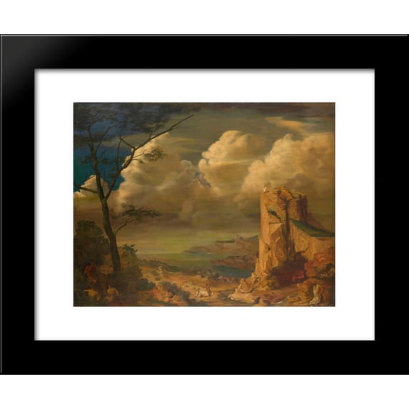 Mythological Landscape 20x24 Framed Art Print by Alexandre Jacovleff