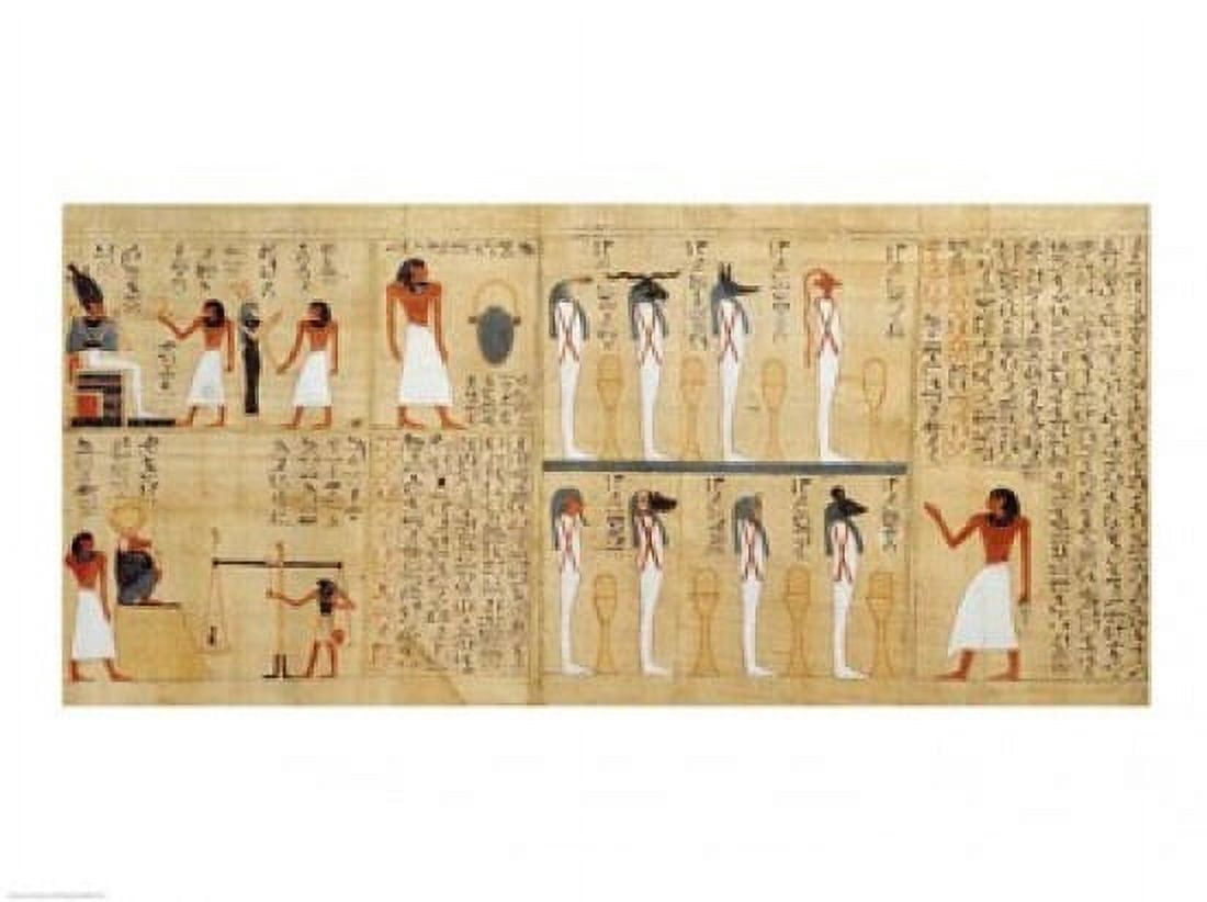 Mythological papyrus of Imenemsaouf Canvas Art - (24 x 18)