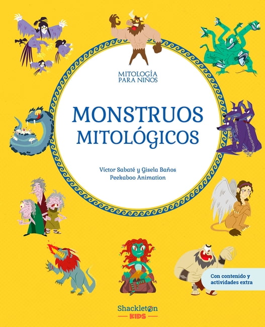 Mythology for Children Monstruos Mitológicos: Libro Infantil Con Juegos Y Actividades Extra Descubre El Maravilloso Mundo de la Mitología Grieg, (Hardcover)
