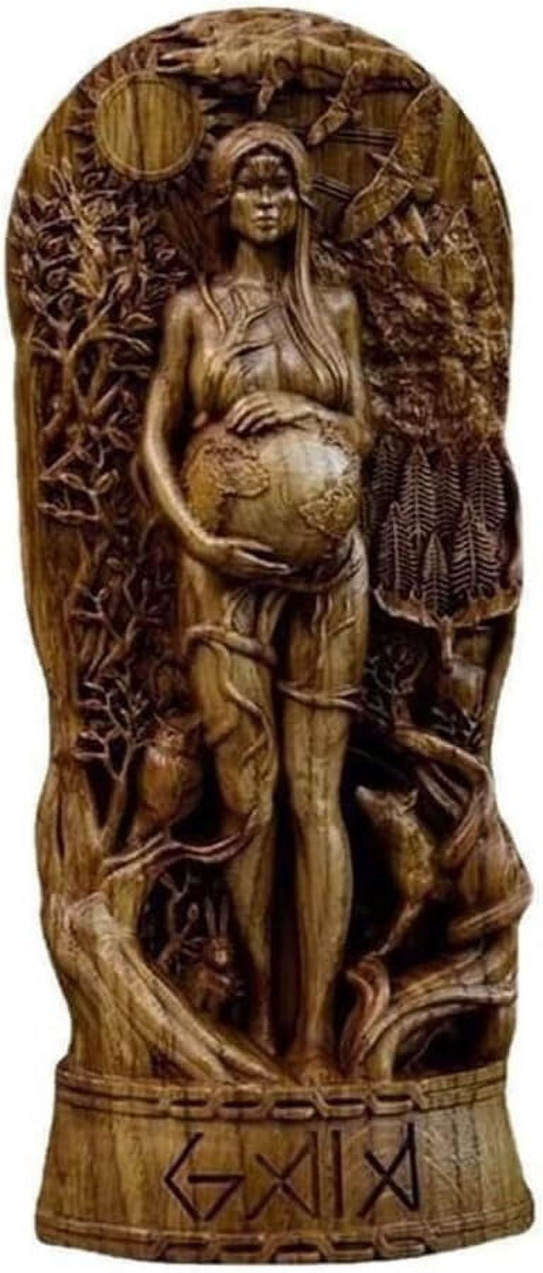 6" Resin Mother of the Earth Sculpture - Gaia Figurine