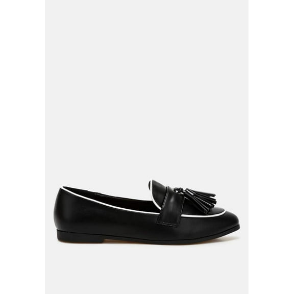 Mythos Dual Tone Tassel Loafers