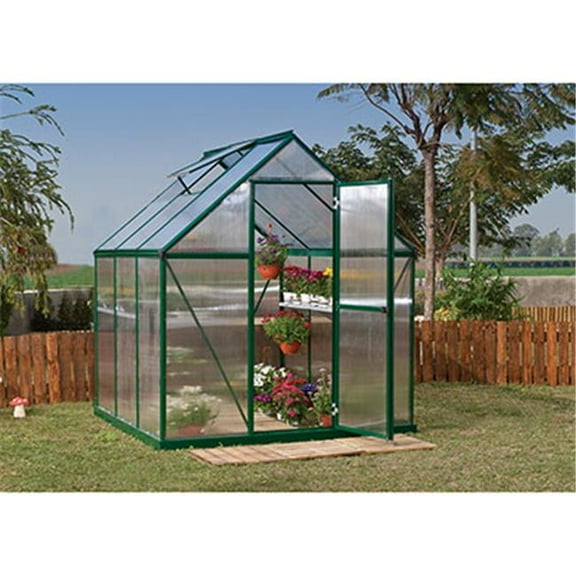 Mythos Greenhouse - 6 x 6 ft. - Forest Green