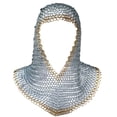 thumbnail image 1 of Mythrojan Chainmail Coif Medieval Knight Renaissance Armor Chain Mail Hood Viking LARP 16 Gauge, 1 of 5