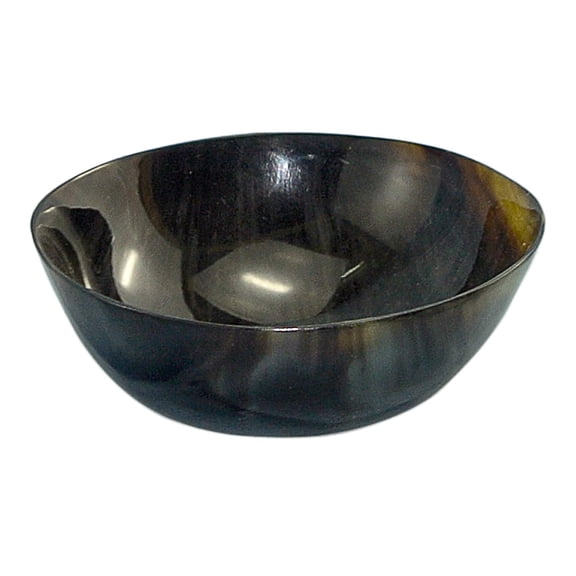 Mythrojan Hand Crafted Small Serving Horn Bowl – Polished Finish