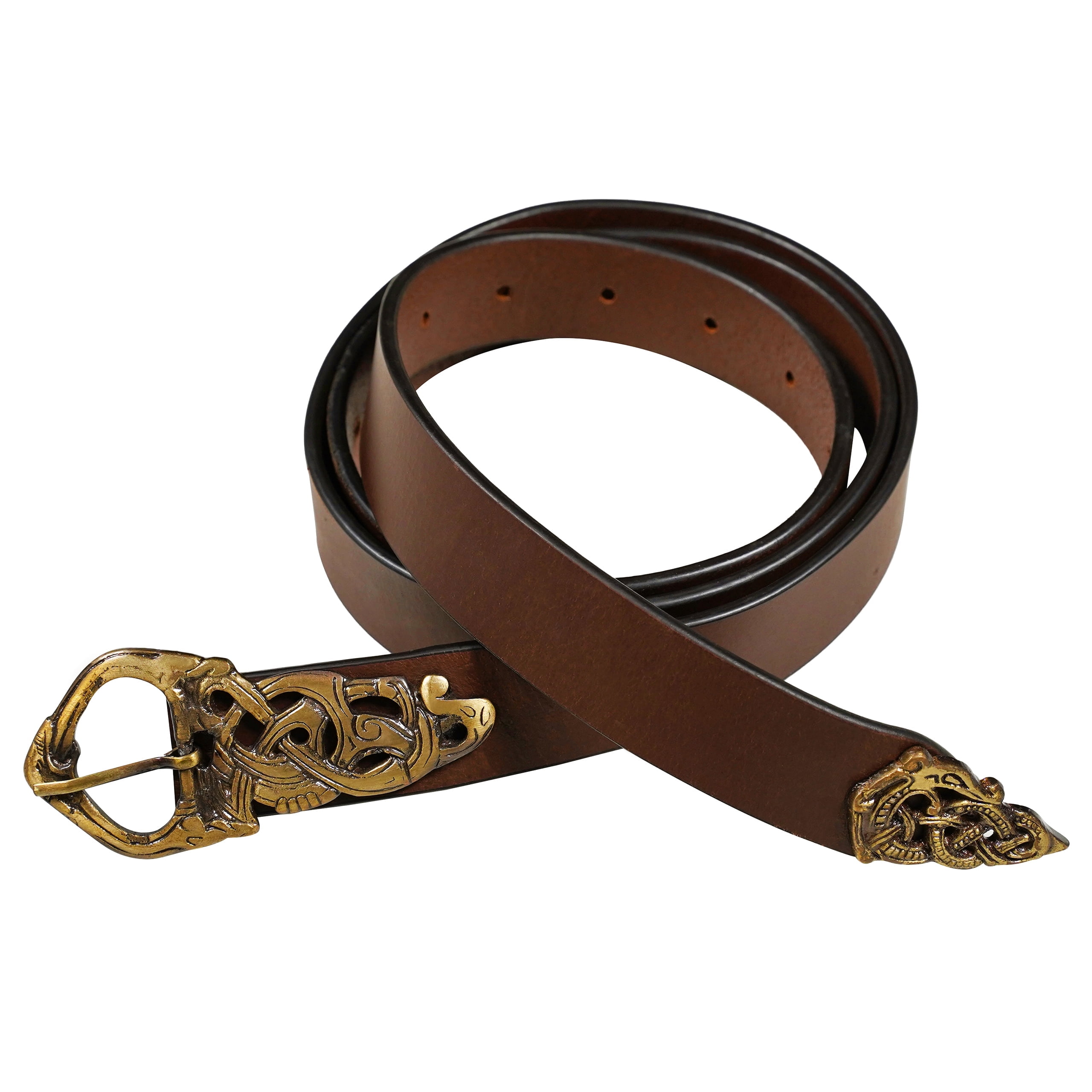 Mythrojan Laatmiddeleeuwse heuptas, ideaal voor SCA Renaissance LARP re-enactment & Ren Fair, Bruin, 6.2 X 7