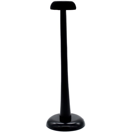 Mythrojan Medieval Helmet Stand | Wooden Stand for Display and Decor for Spartan Templar Motorcycle Cap Hat | Decorative Table Top Rack Desktop Hanger Stand for LARP | Height 14.5" Black